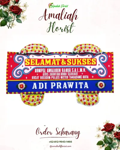 Karangan Bunga Ucapan Selamat gandamekar