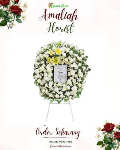 Krans Bunga Duka Cita gandamekar